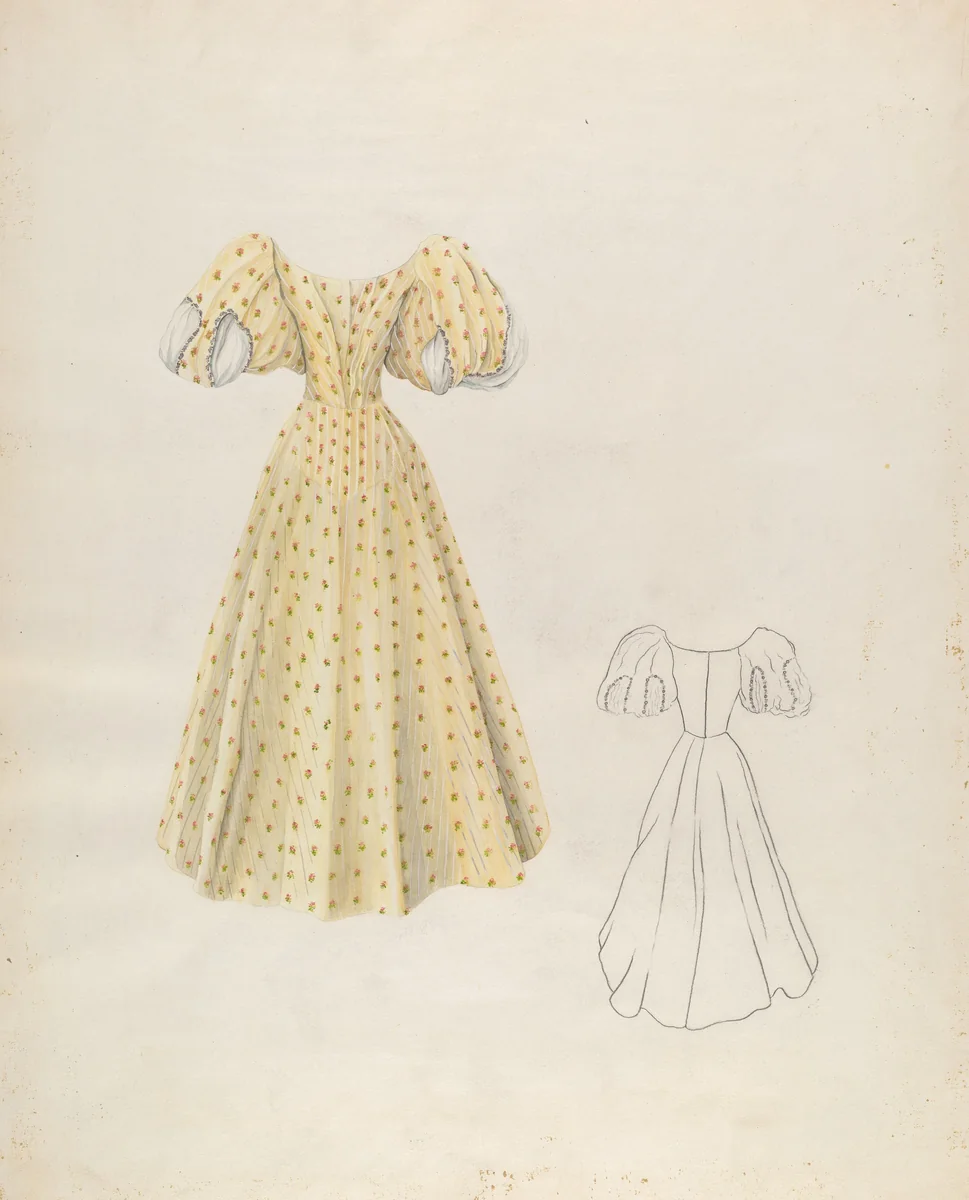 Evening Dress by Ray Price, index of american design, 1937