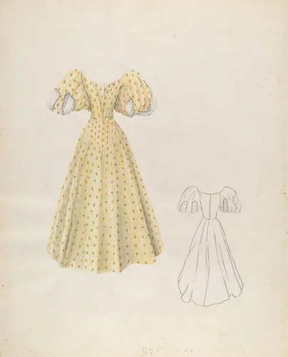 Evening Dress by Ray Price, index of american design, 1937