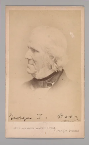 [George Thomas Doo] by John and Charles Watkins, photograph, 1860-1869