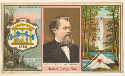 Governor Gordon, Georgia, from "Governors, Arms, Etc." series (N133-1), issued by Duke Sons & Co. by W. Duke, Sons & Co., print, 1885-1892