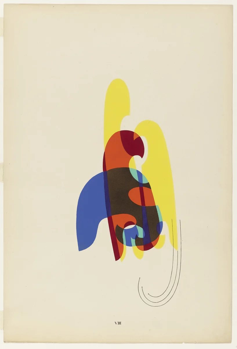 Shadows from Revolving Doors by Man Ray, print, 1926