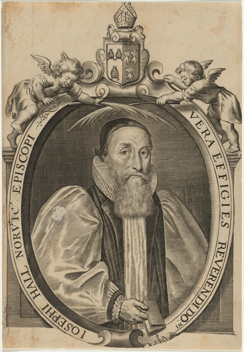 Joseph Hall, Bishop of Norwich by Crispyn van den Queboorn, print, 1604-1652