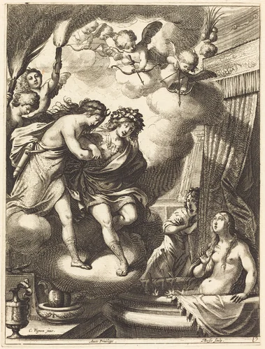 Illustration to Jean Desmarets' "L'Ariane" by Abraham Bosse
Claude Vignon, print, 1639