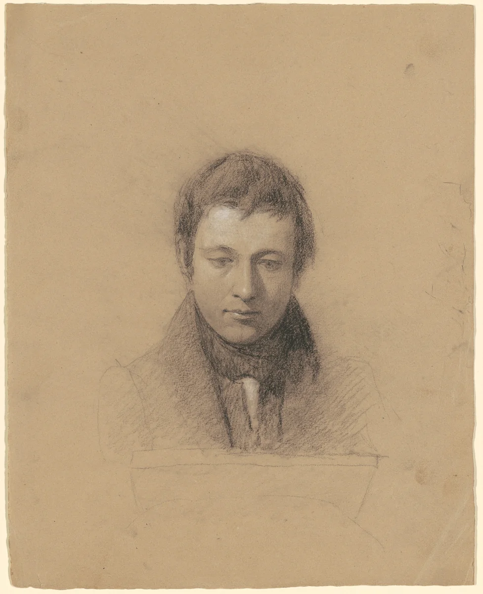 John Cheney by Seth Wells Cheney, drawing, 1830-1840