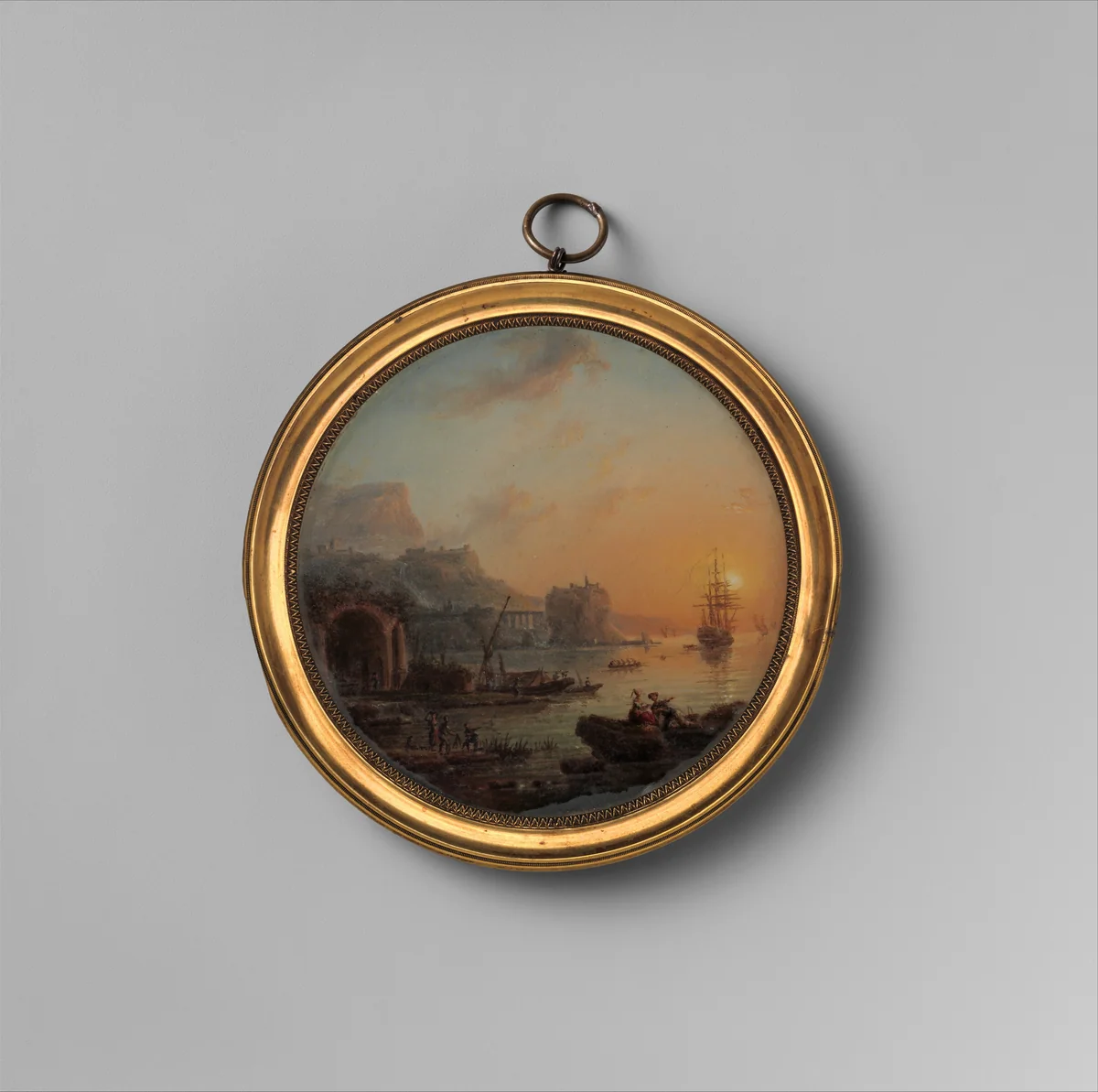 View of a Harbor by French Painter, other, 1745-1755