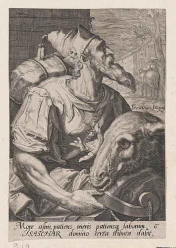 Issachar, from The Twelve Sons of Jacob by Jacques de Gheyn II, print, 1584-1594