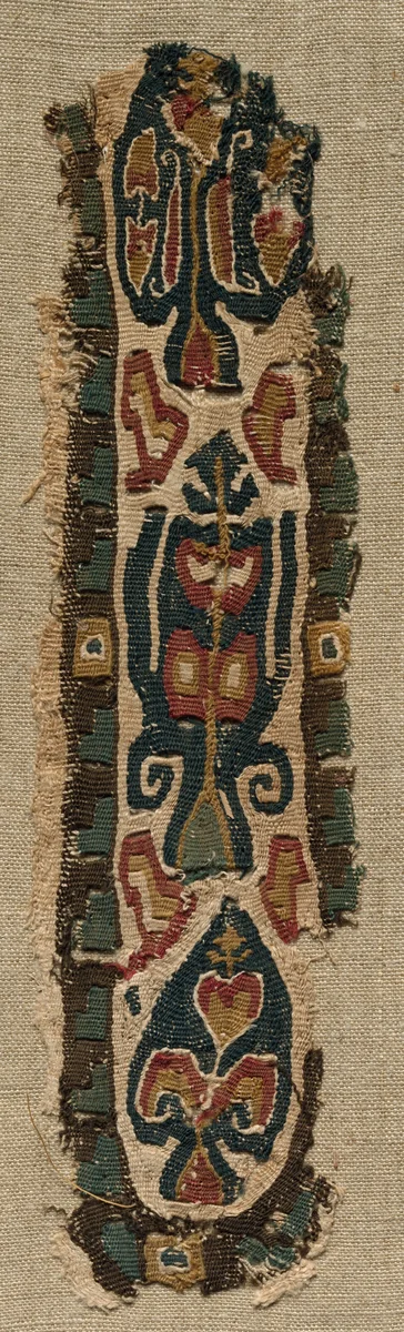 Fragment of a Clavus by Unknown, textile, 800-899