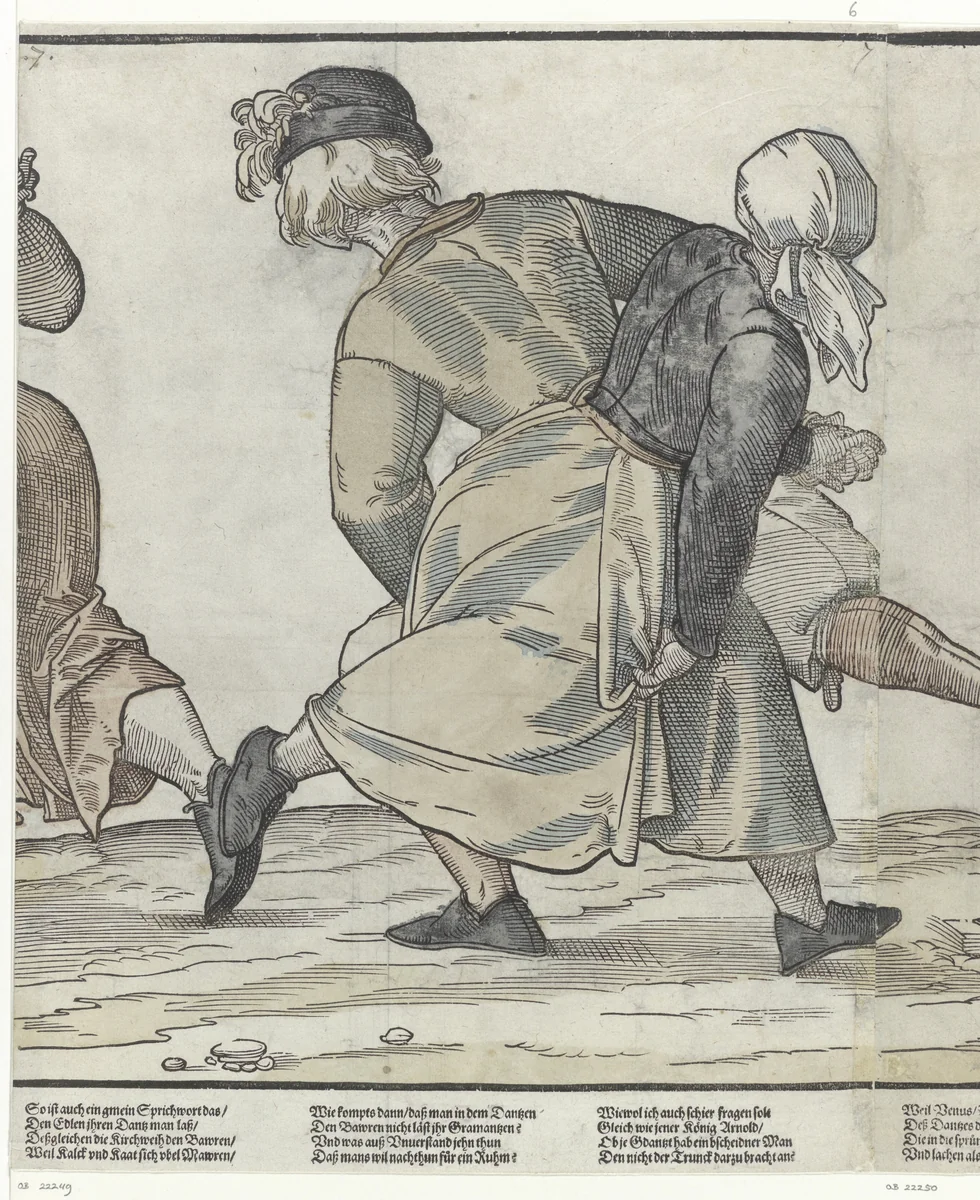 Zesde paar by anonymous, print, 1590