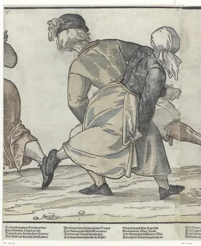 Zesde paar by anonymous, print, 1590