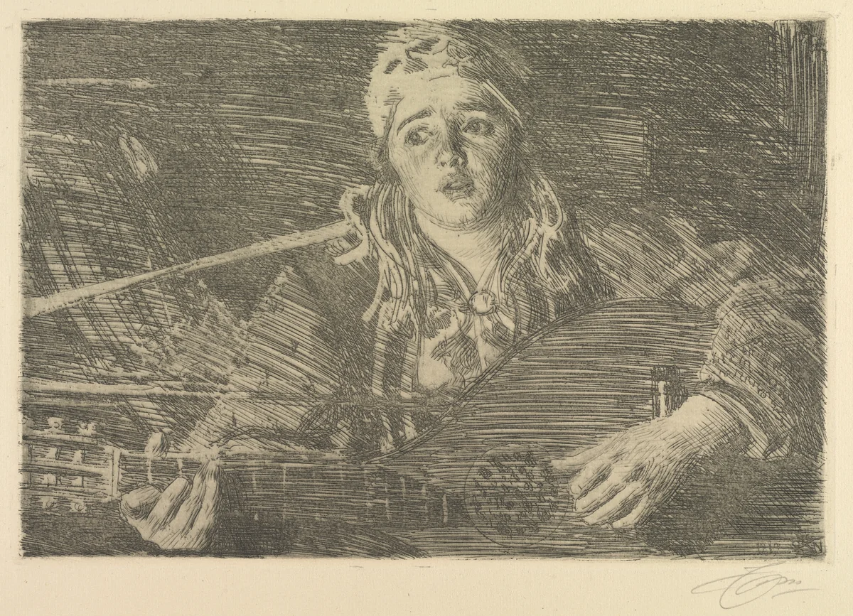 Ols Maria by Anders Zorn, print, 1919