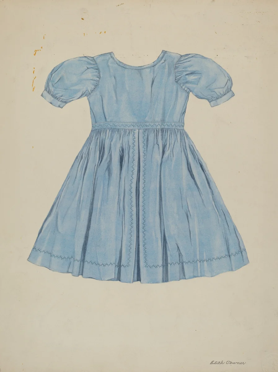 Boy's Dress by Edith Towner, index of american design, 1935-1942