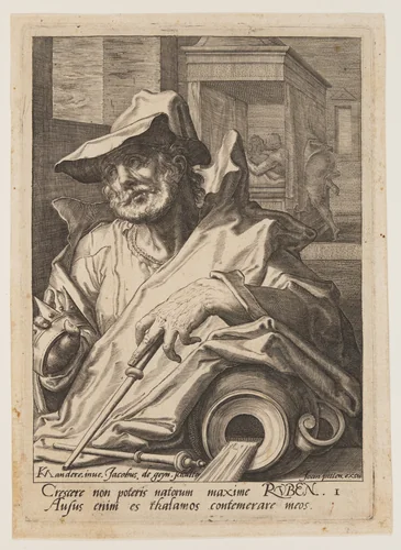 Ruben, from The Twelve Sons of Jacob by Jacques de Gheyn II, print, 1584-1594