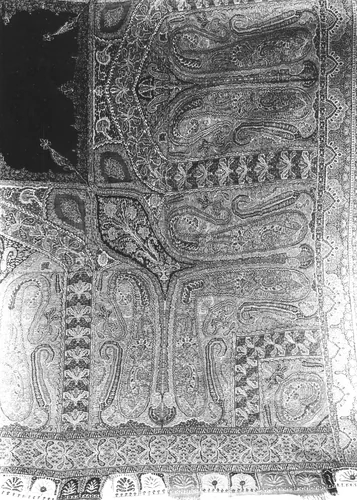 Shawl by India, textile, 1830-1850