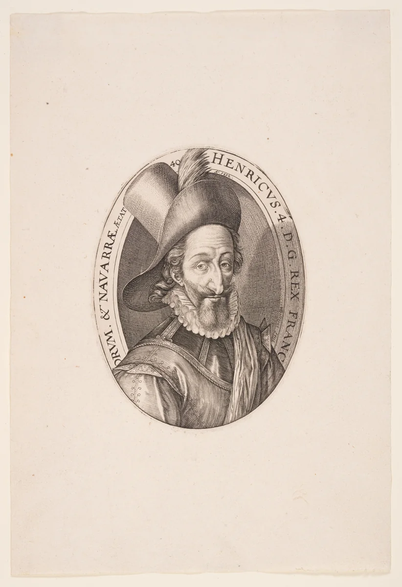 Henry IV, King of France by Hendrick Goltzius, print, 1592