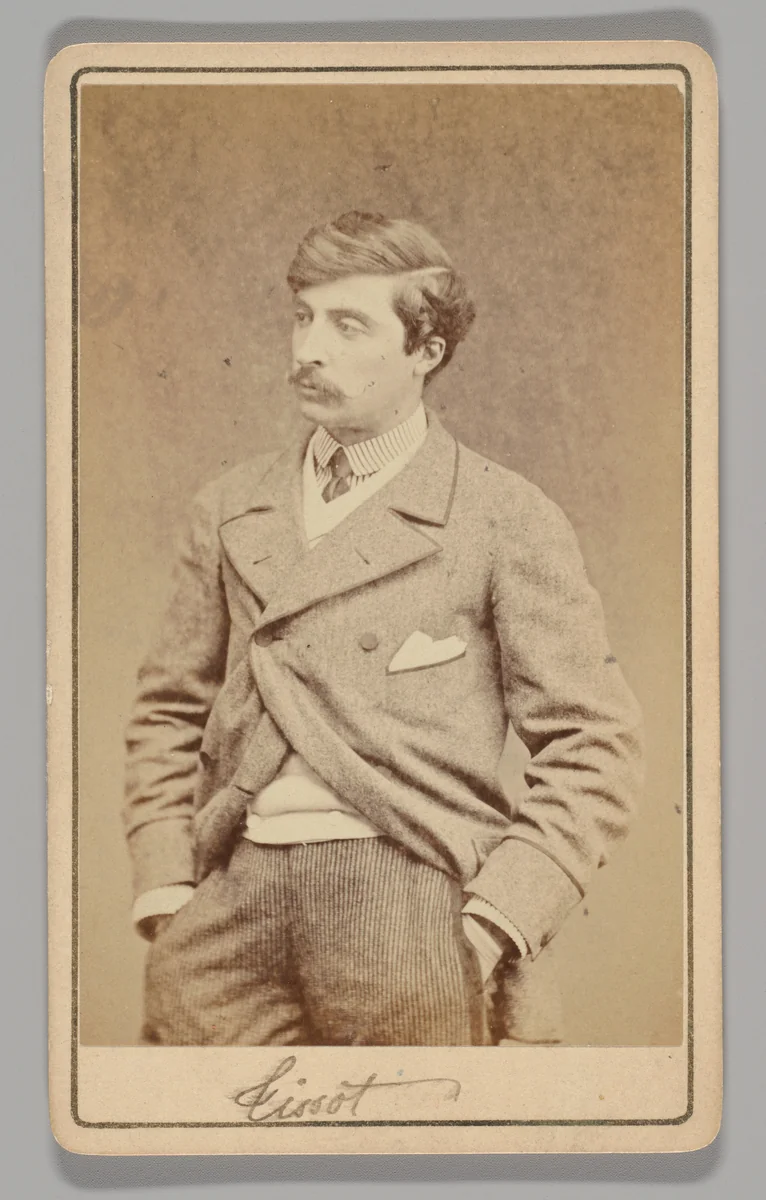 James Tissot by Robert Jefferson Bingham, photograph, 1861-1870