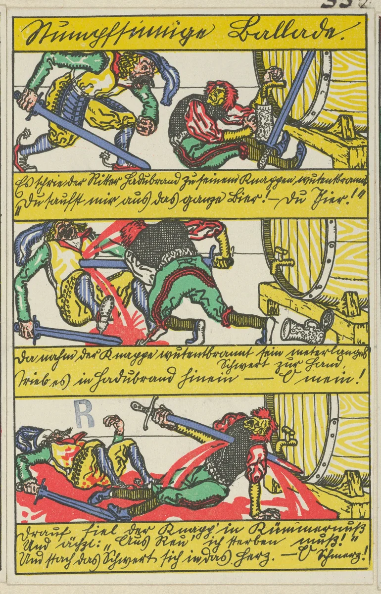 Mindless Ballad (Stumpfsinnige Ballade) by Moriz Jung, print, 1911