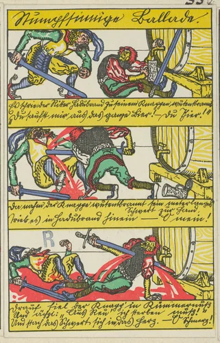 Mindless Ballad (Stumpfsinnige Ballade) by Moriz Jung, print, 1911