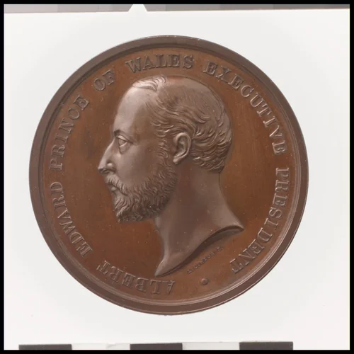 Prince of Wales, Colonial and Indian Exhibition by Leonard Charles Wyon, metalwork, 1886