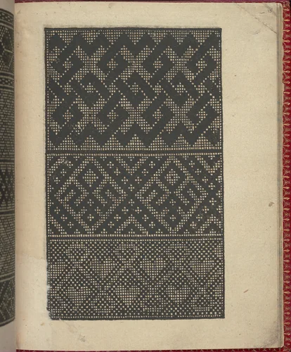 Ce est ung tractat de la noble art de leguille ascavoir ouvraiges de spaigne... page 15 (recto) by Willem Vosterman, book, 1527-1540