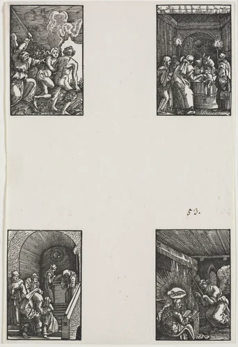 The Fall and Redemption of Man by Albrecht Altdorfer, print, 1510-1520