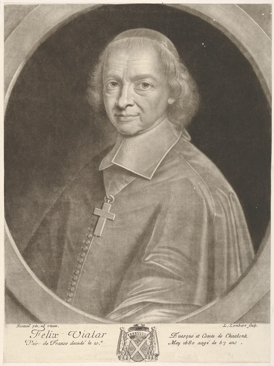 Felix Vialar by Pierre Lombart, print, 1680