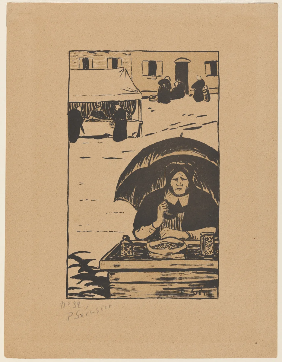 The Street Vendor (La Marchande ambulante) by Paul Sérusier, print, 1895