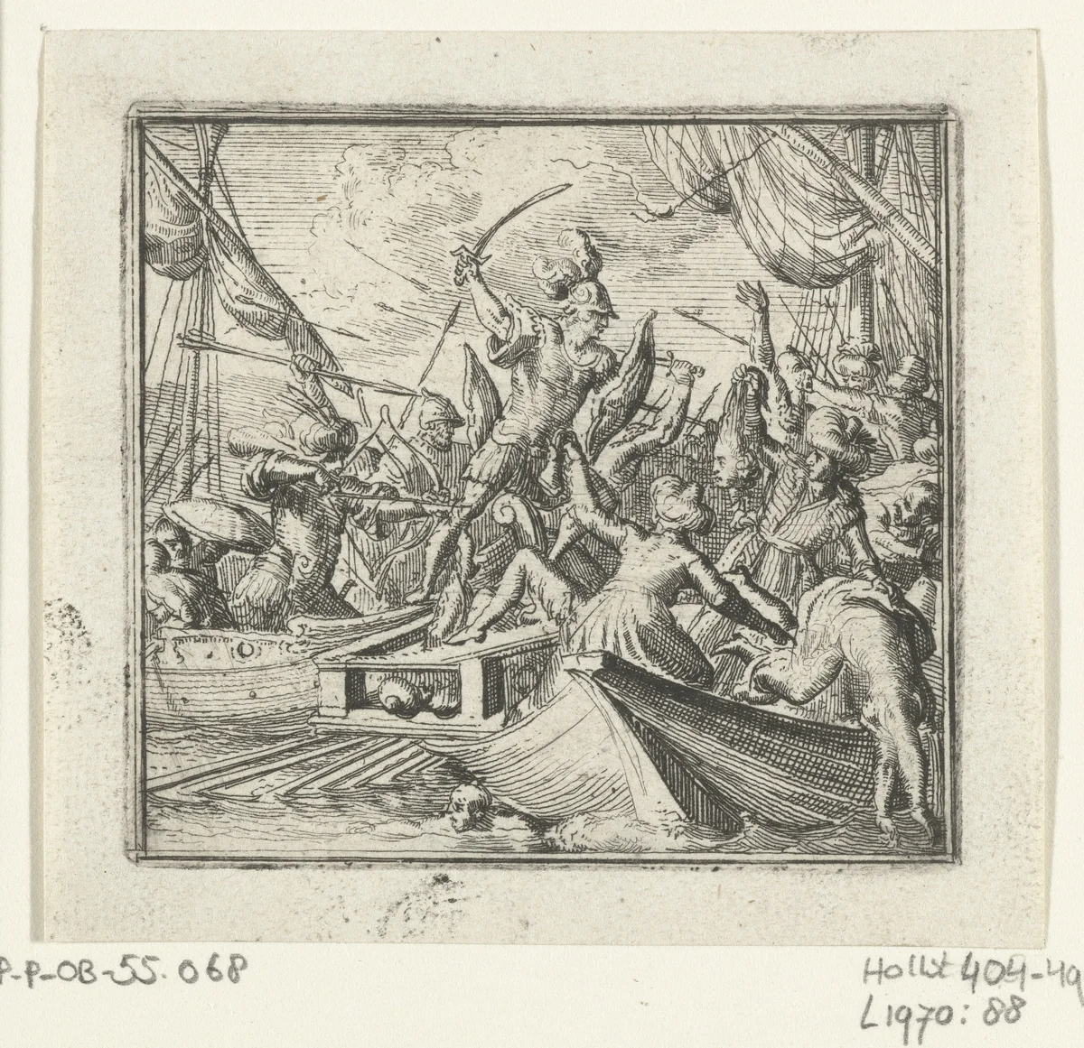 Illustratie voor de Decamerone van Boccaccio by Romeyn de Hooghe, print, 1697