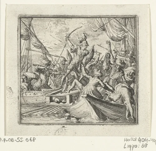 Illustratie voor de Decamerone van Boccaccio by Romeyn de Hooghe, print, 1697