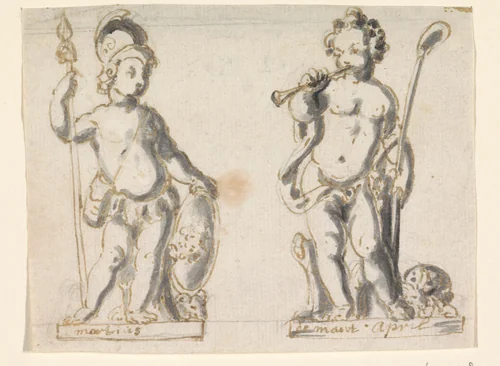 Maart en april by Walter Pompe, drawing, 1713-1777
