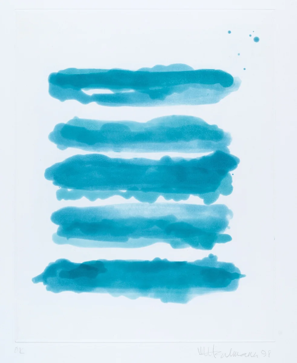 Ocean by Mary Heilmann, print, 1998