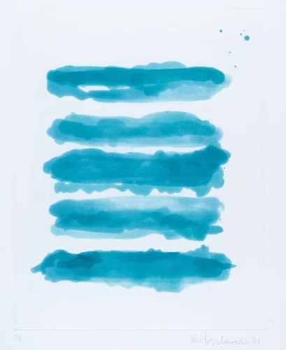 Ocean by Mary Heilmann, print, 1998