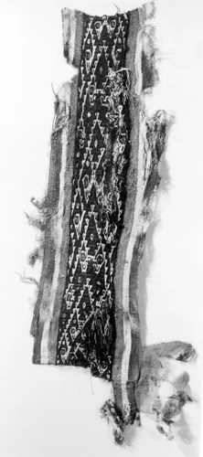 Fragment (Border) by Chancay, textile, 1000-1476