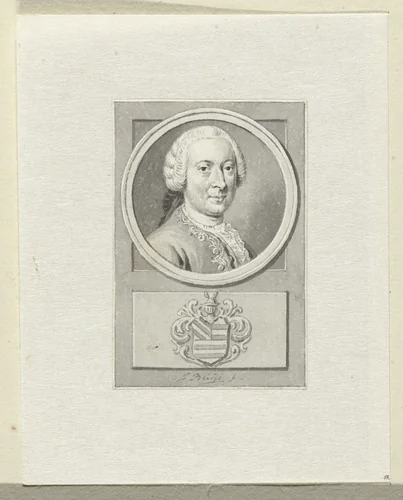 Portret van jonkheer Willem van Haren by Jacobus Buys, drawing, 1734-1801