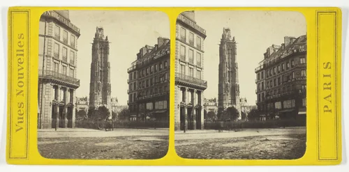 Paris, Tour St. Jacques by Artist Unknown, photograph, 1850-1880