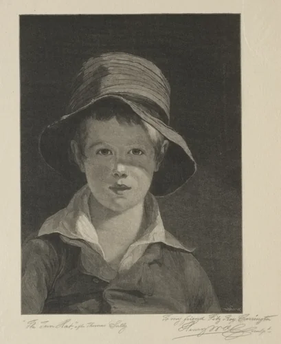 The Torn Hat by Henry Wolf, print