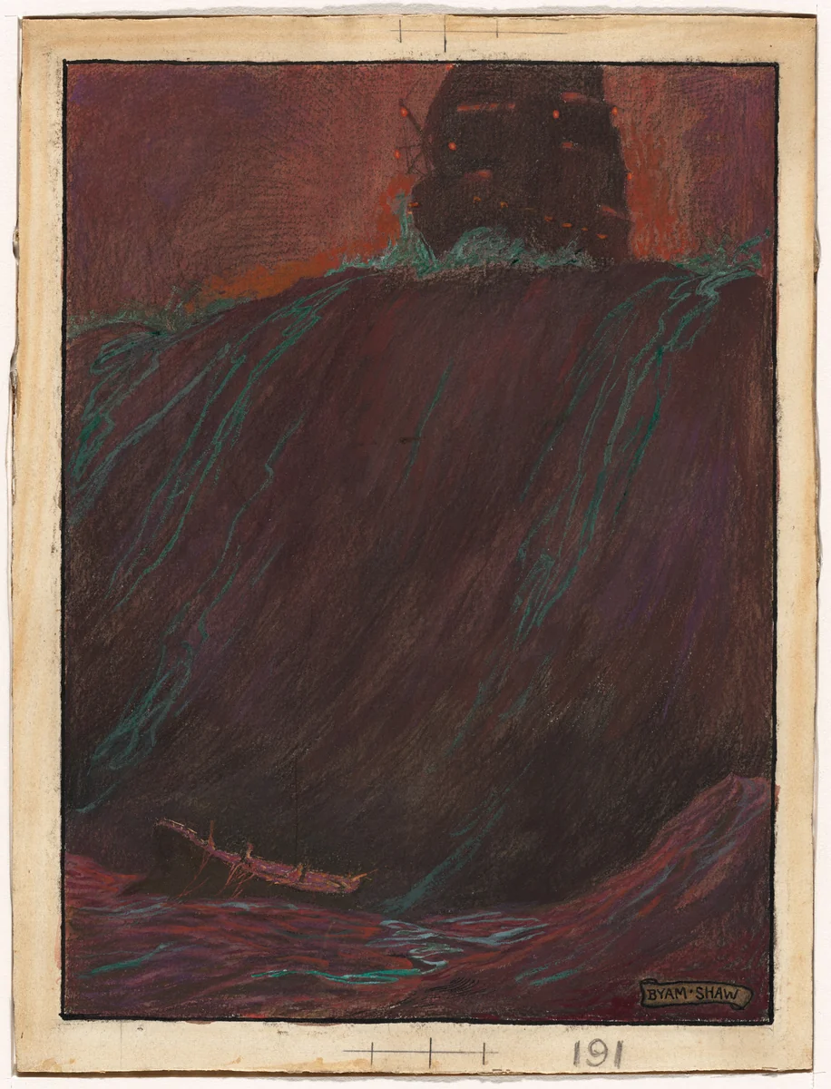 The Tempest by John Byam Shaw, drawing, 1900