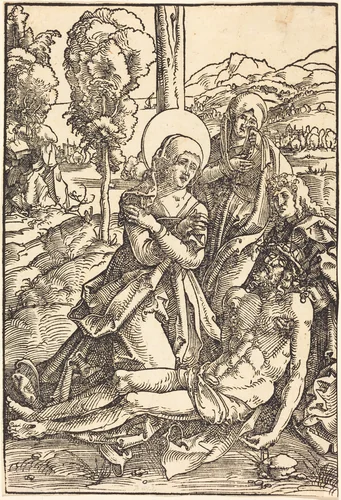The Lamentation by Hans Baldung Grien, print, 1510
