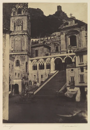 Amalfi, Cathedral by Firmin-Eugène Le Dien, photograph, 1853