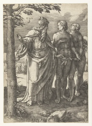 Het eerste verbod by Unknown, print, 1529