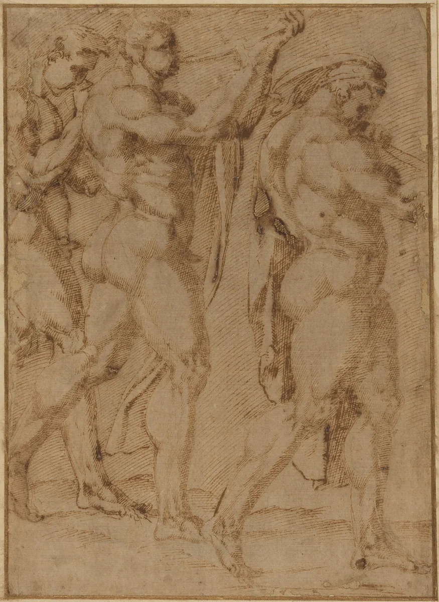 Triumphal Procession by Baccio Bandinelli, drawing, 1488-1560
