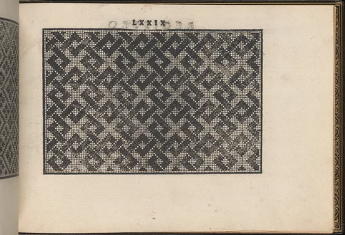 La Vera Perfettione del Disegno di varie sorti di recami, page 40 (recto) by Giovanni Ostaus, book, 1567