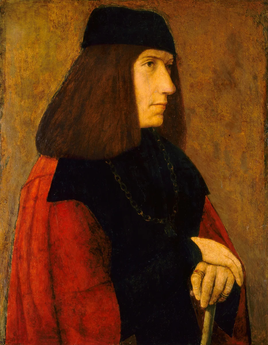 A Knight of the Golden Fleece by Jean Perréal, painting, 1495