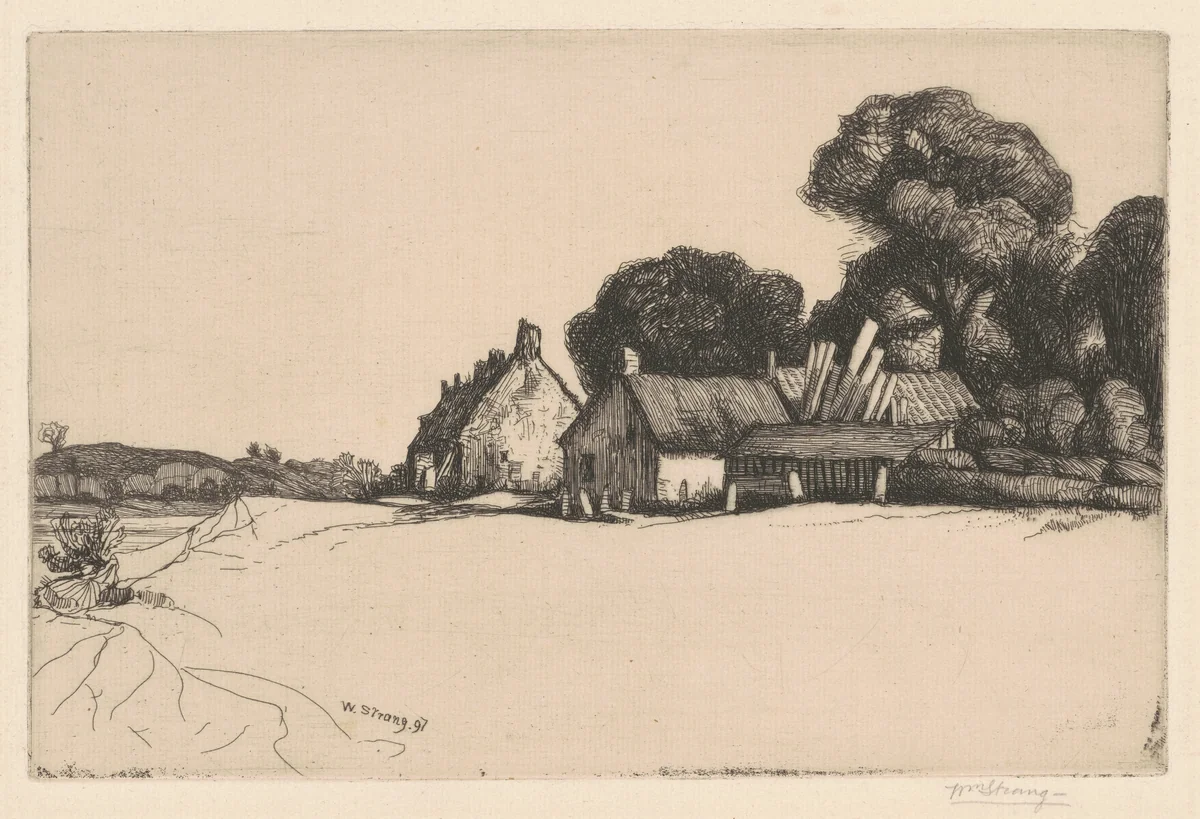 Kilcreggan by William Strang, print, 1897