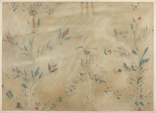 Free Hand Wall Decoration by Michael Lauretano, index of american design, 1940