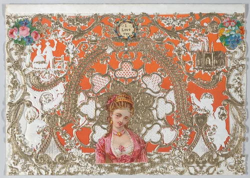 Valentine by anonymous, other, 1855-1865