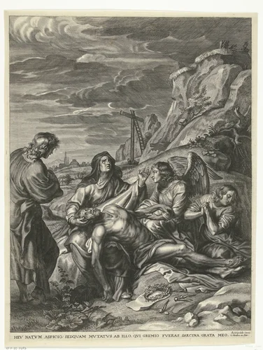 Bewening van Christus by anonymous, print, 1596-1709