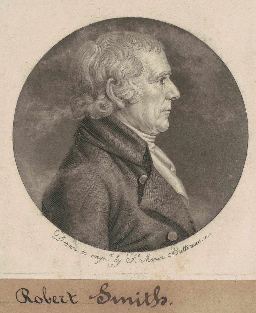 Isaac Smith II by Charles B. J. Févret de Saint-Mémin, print, 1803