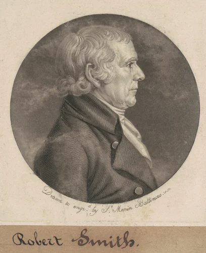 Isaac Smith II by Charles B. J. Févret de Saint-Mémin, print, 1803