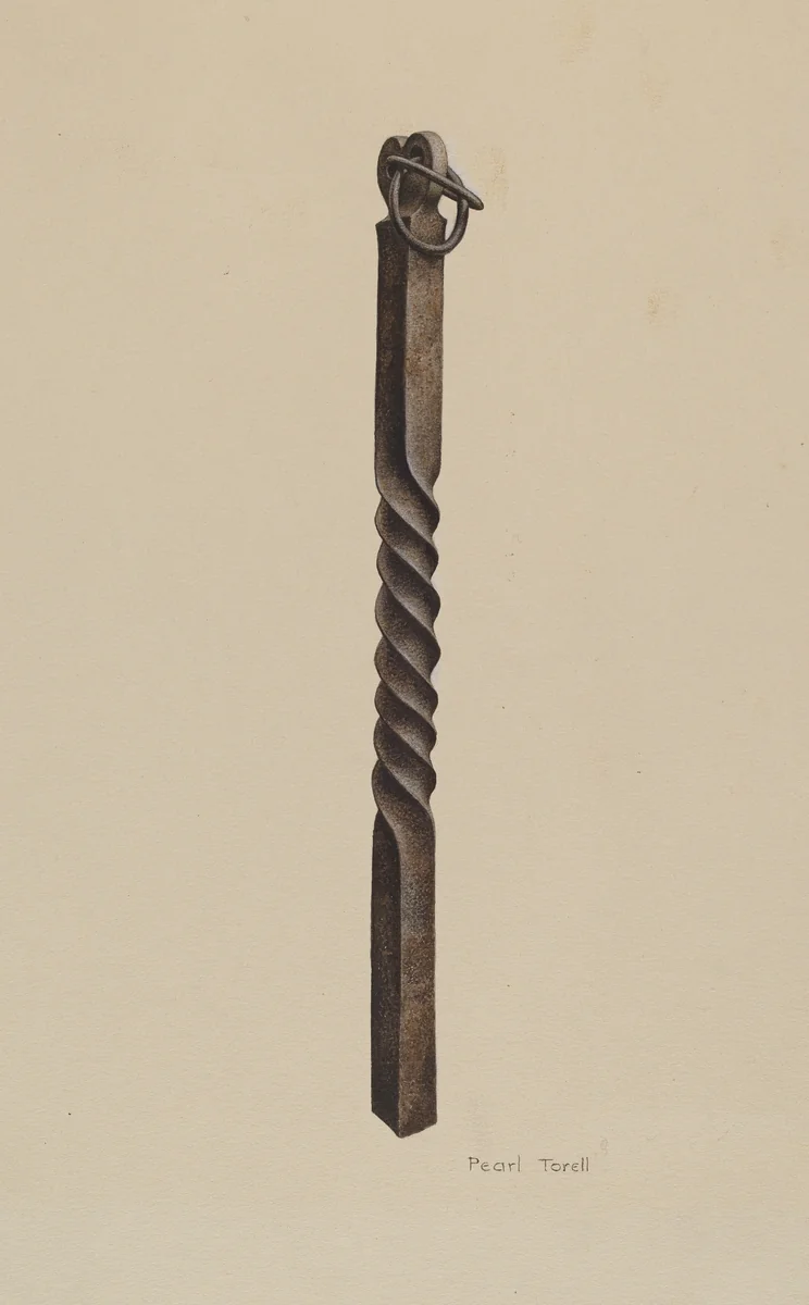 Hitching Post by Pearl Torell, index of american design, 1936