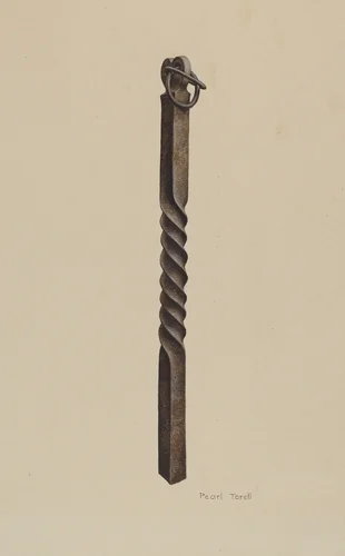 Hitching Post by Pearl Torell, index of american design, 1936